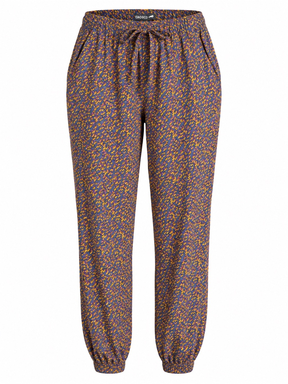 Toad & Co Sunkissed Jogger Pants L Drawstring Travel Hiking Lightweight Lounge
